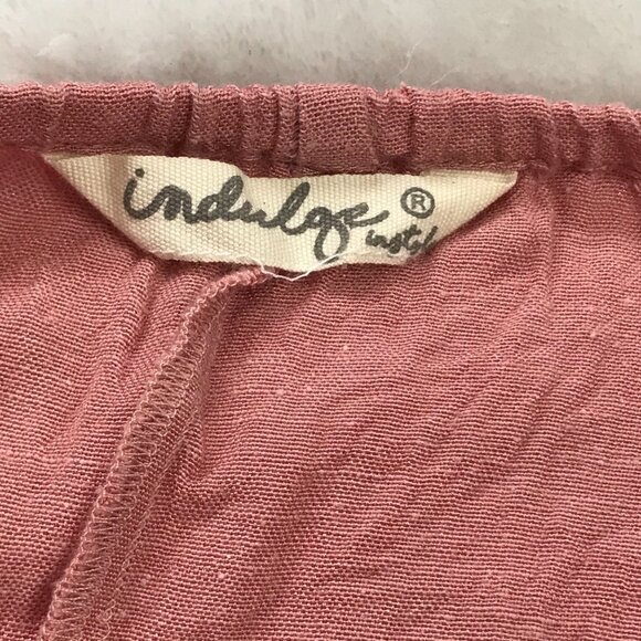 Indulge In Style Sleeveless Cropped Jumpsuit Women's Medium Sash, Pockets Rayon - Picture 4 of 10